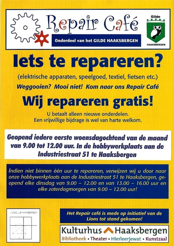 Repaircafe flyer 2016